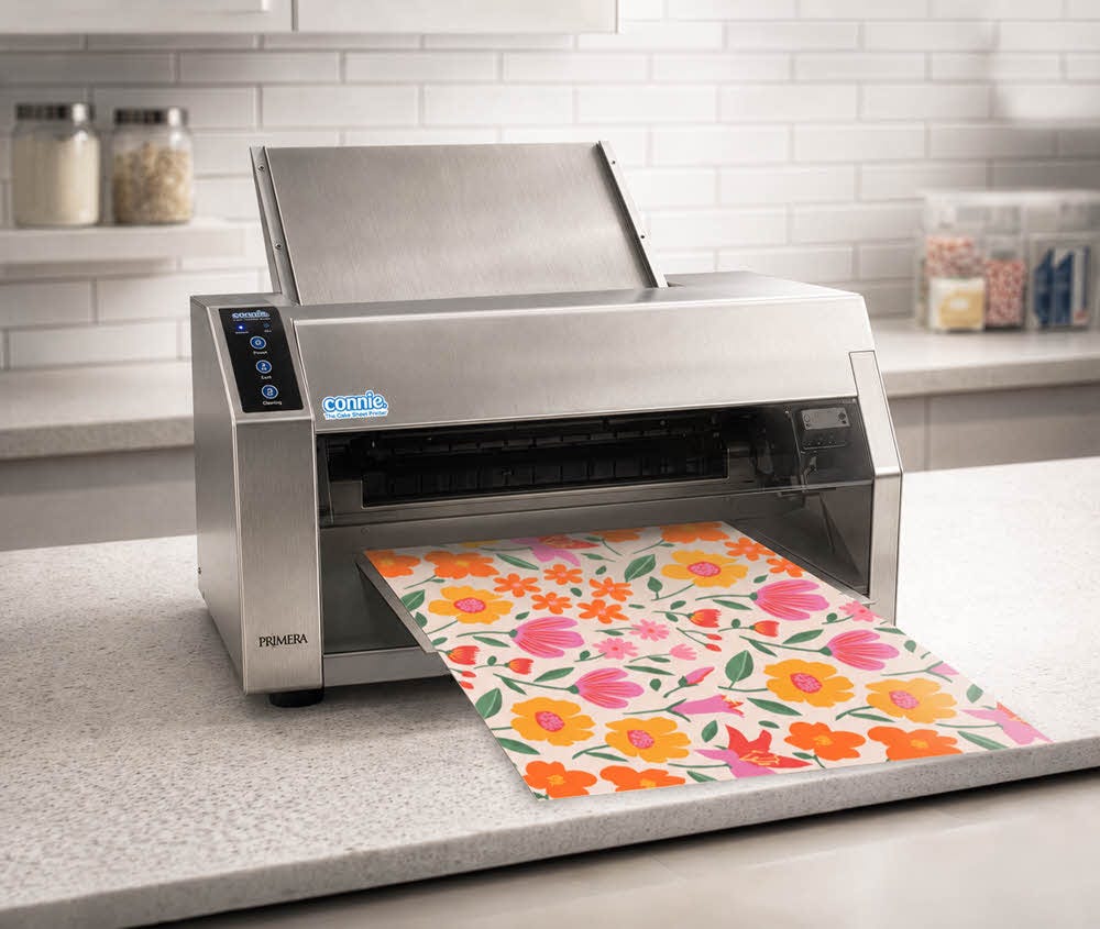 Primera Connie Cake Sheet Printer mit bedrucktem Frosting Sheet